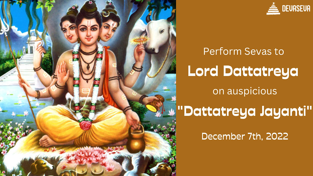Offer worship to Lord Dattatreya on Dattatreya Jayanti with sacred ...